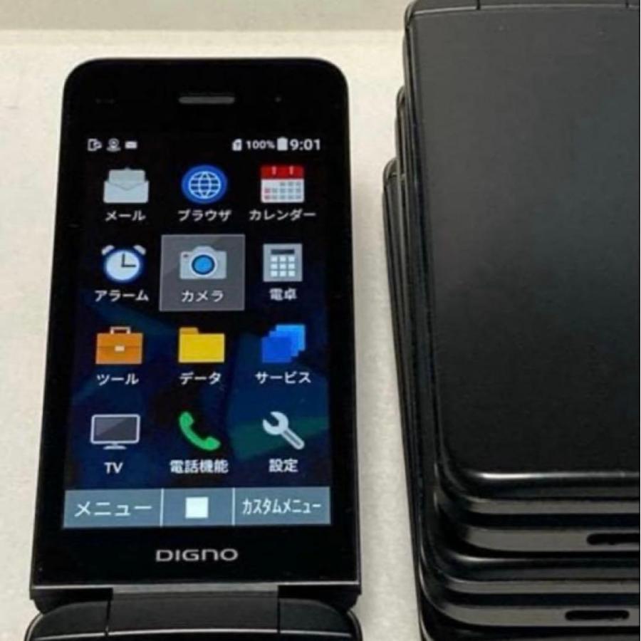 極美品 DIGNOケータイ 3 902KC 4Gケータイ SIMフリー U9 DIGNO 美品 SIMフリー ケータイ3 [ブラック] 902KC ☆4Gケータイ