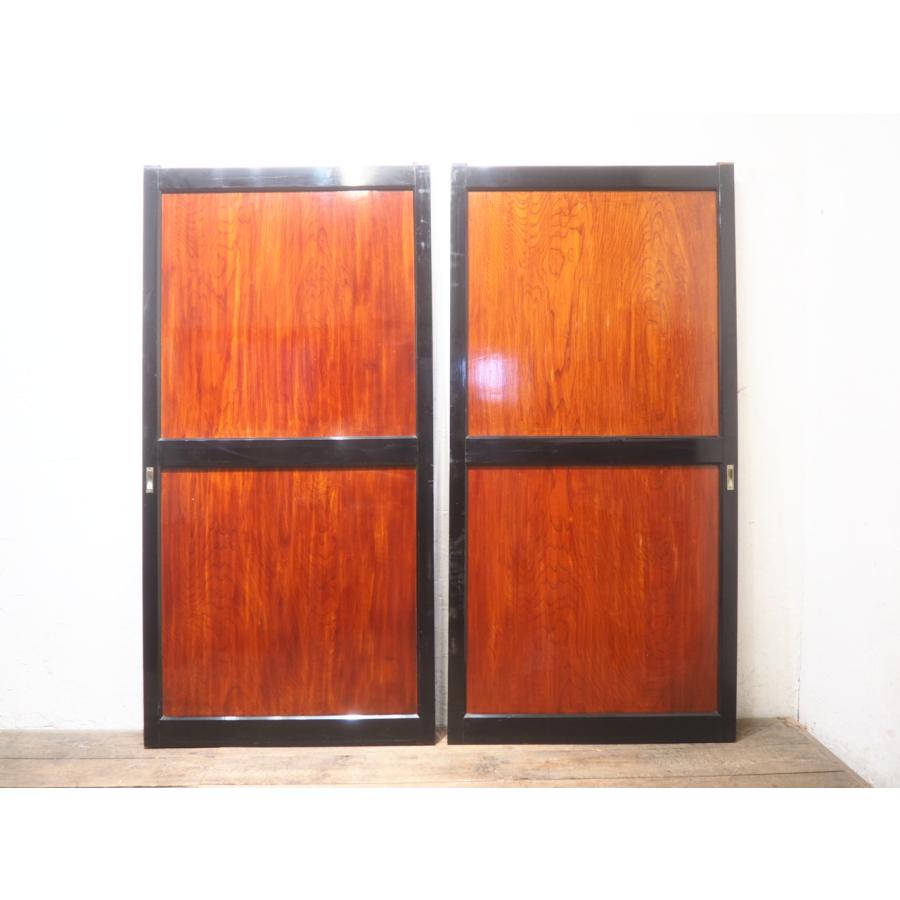 タA1011◇(1)【H176,5cm×W87,5cm】×2枚◇レトロな古い木製引き戸◇建具