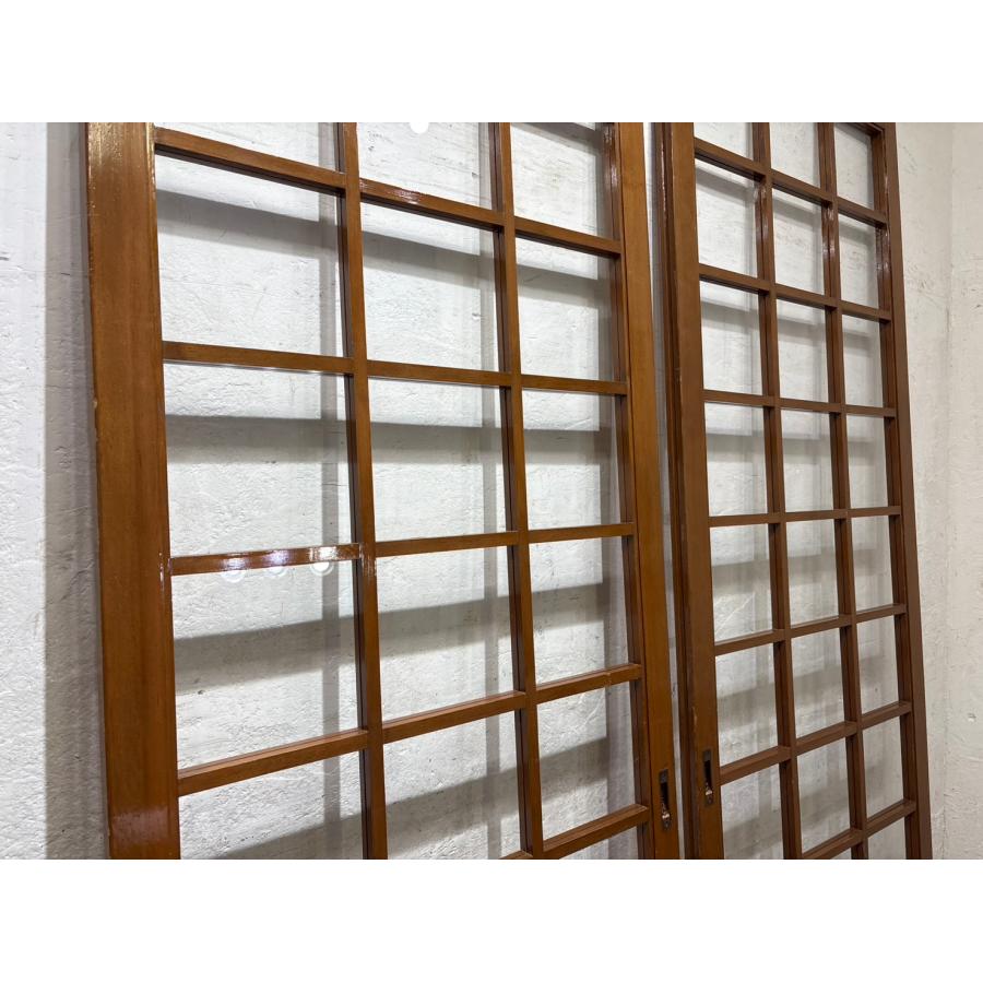 タ荷A1312◇(2)【H212,5cm×W78cm】×2枚◇特大◇格子デザインの大きい木