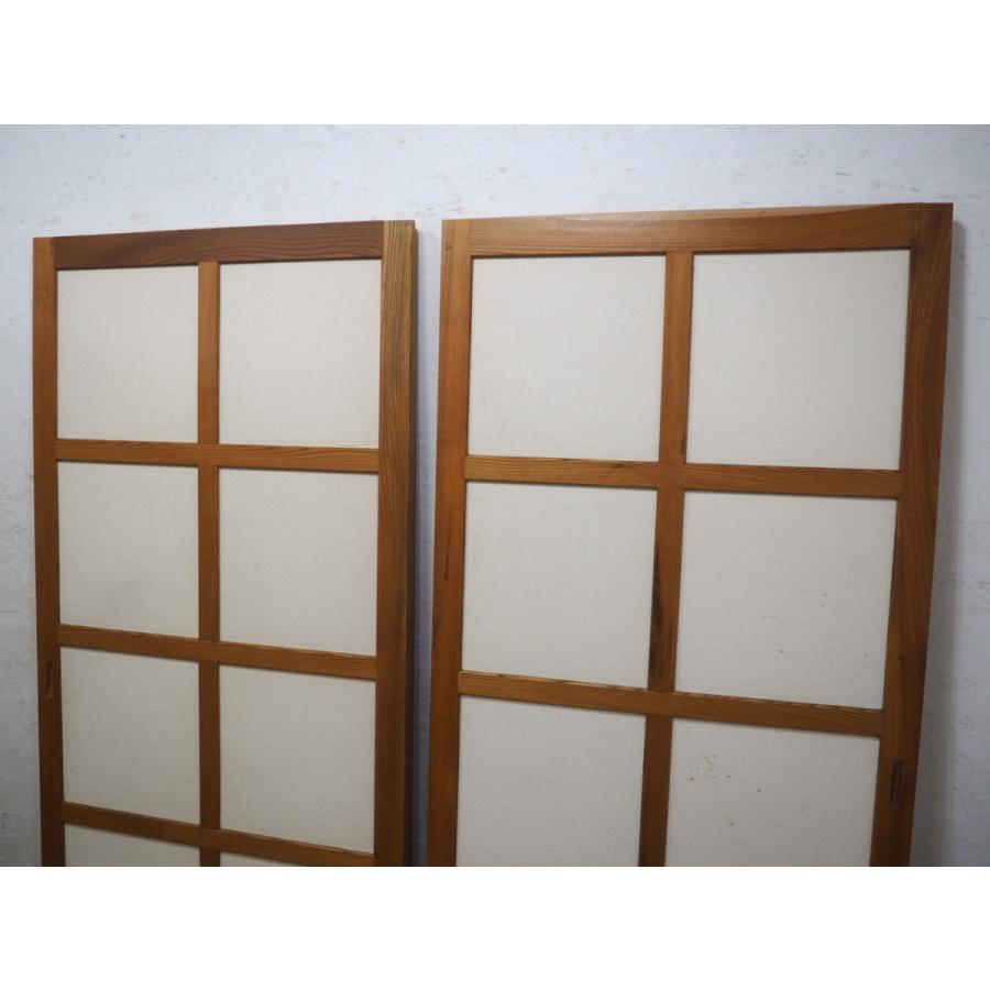 タB0696◇(6)【H175cm×W86,5cm】×2枚◇特注品◇ケヤキフレームの重厚
