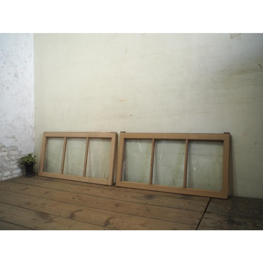 新品 正規品 ユc0303 3 H45cm W86 5cm 2枚 アンティーク ゆらゆらガラスの古い木枠引き戸 古建具 波ガラス戸 窓 明かり取り レトロa下 その他板戸 障子 Floridapace Gov