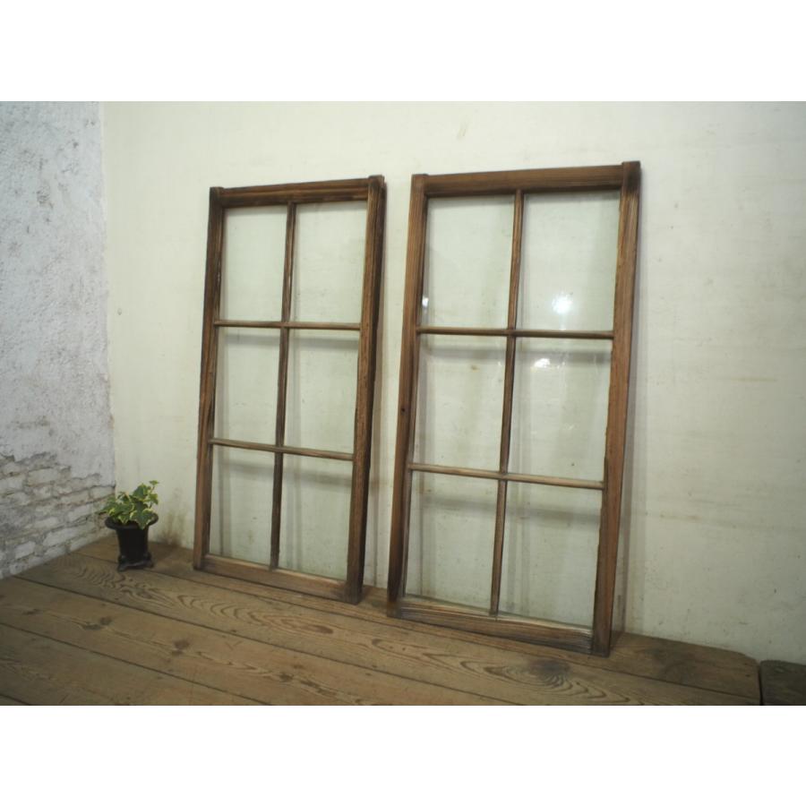 タc0391 1 H104cm W51cm 住宅設備 2枚 ゆらゆらガラスのレトロな古い木枠引き戸 古建具波ガラス戸サッシ小窓リフォームアンティークk下 C0391 K その他板戸 障子 ドア 扉 板戸 障子 Secondhand012 新作販売 の