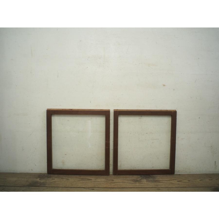 ユD0538◇【H42cm×W40,5cm】×2枚◇ビンテージ◇小さいサイズの古い木枠