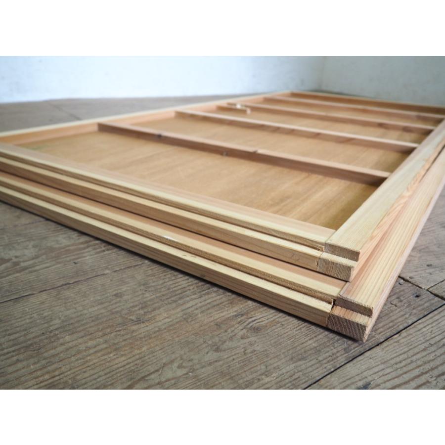 古い建具　2枚で かんたん建具 室内 2枚建 引違い戸 ふすま【襖】等取替用引戸 和室