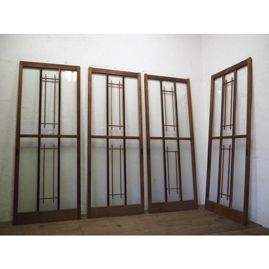 タE0304◇(2)【H177cm×W67,5cm】×2枚◇昭和レトロな古い木枠 タE0304◇(2)【H177cm×W67,5cm】×2枚◇昭和レトロな古い木枠