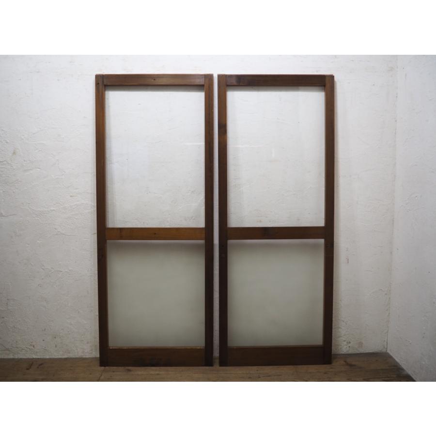 タF0077◇(2)【H172cm×W68cm】×2枚◇昭和レトロなデザインガラス タF0077◇(2)【H172cm×W68cm】×2枚◇昭和レトロなデザインガラス