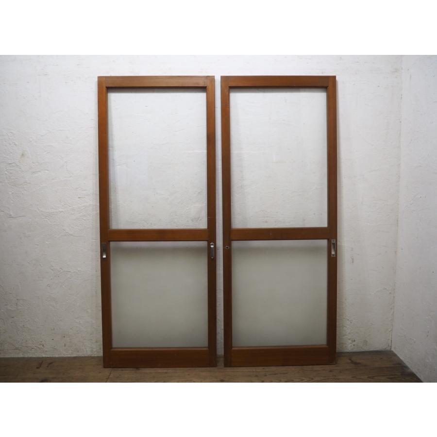 タF0077◇(2)【H172cm×W68cm】×2枚◇昭和レトロなデザインガラス タF0077◇(2)【H172cm×W68cm】×2枚◇昭和レトロなデザインガラス
