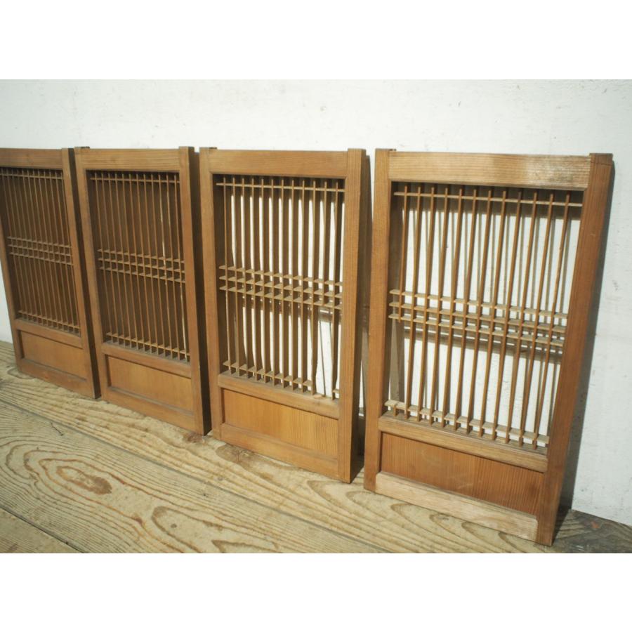 ユF0428◇【H51cm×W38cm】×4枚◇素敵な組子細工の小さい木枠引き戸