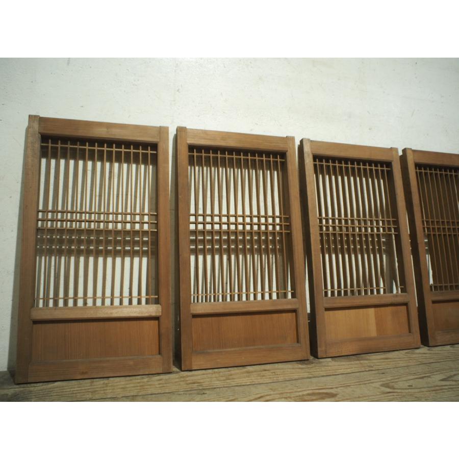 ユF0428◇【H51cm×W38cm】×4枚◇素敵な組子細工の小さい木枠引き戸