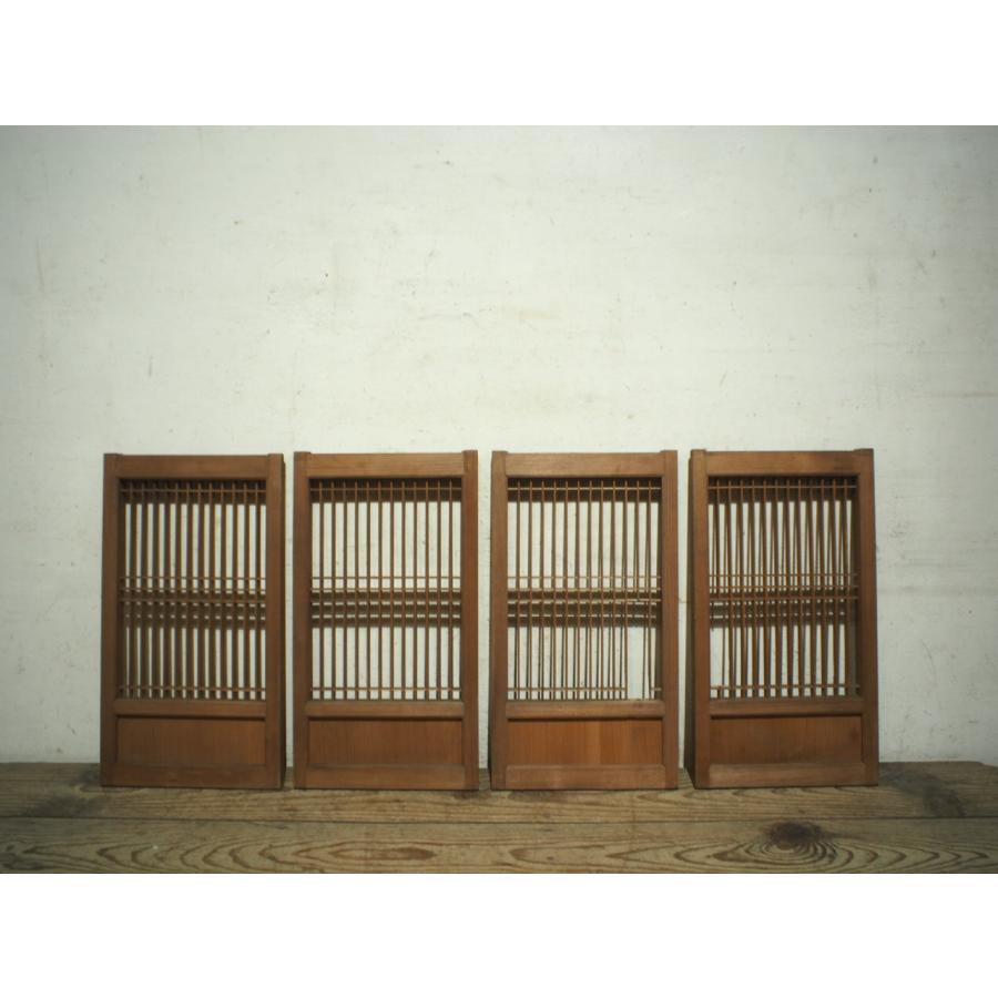ユF0428◇【H51cm×W38cm】×4枚◇素敵な組子細工の小さい木枠引き戸