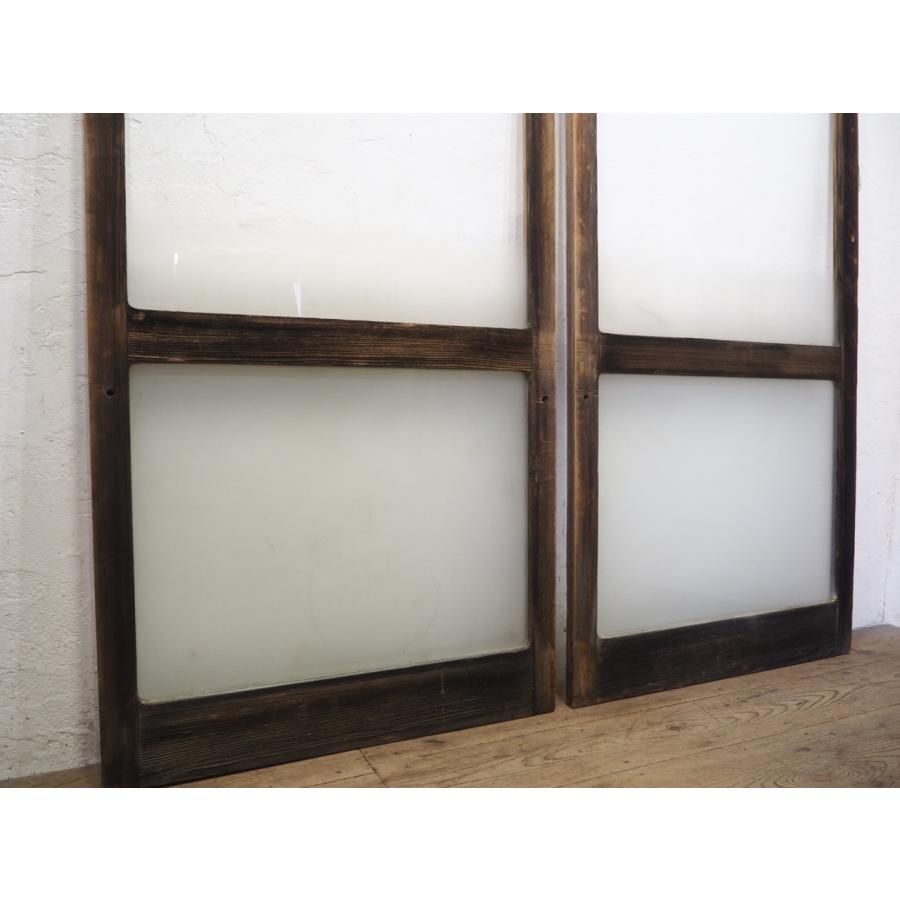 深緑(ふかみどり) タF0765◇(5)【H183cm×W92,5cm】×2枚◇レトロな商店