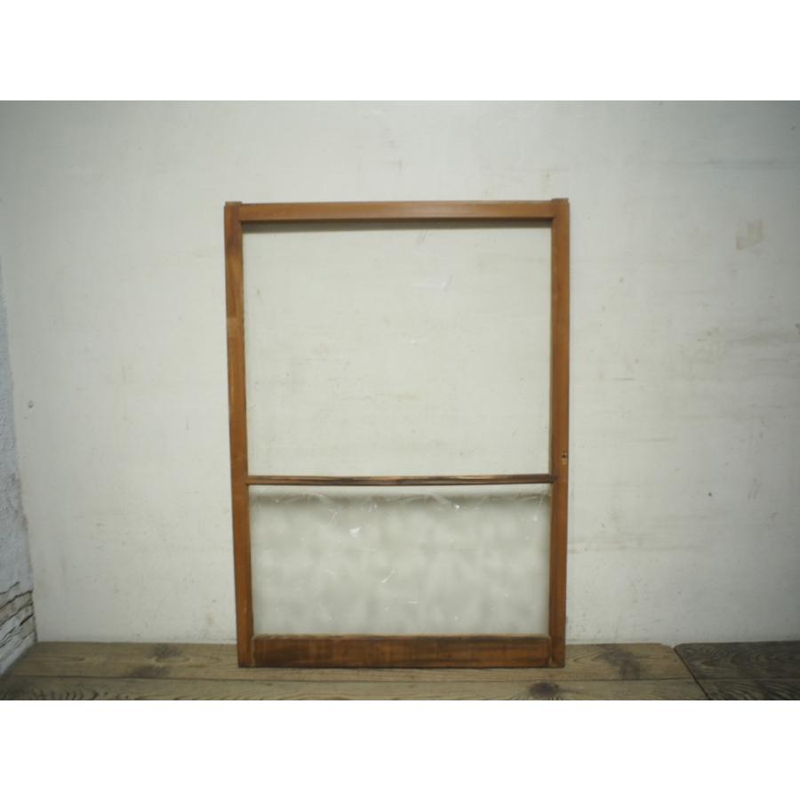 ５５％以上節約 タG0527 2 昭和レトロなデザインガラスの古い木枠