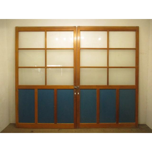 タG464◇【H238cm×W144cm】×2枚◇貴重な特大サイズのレトロな古い木製 