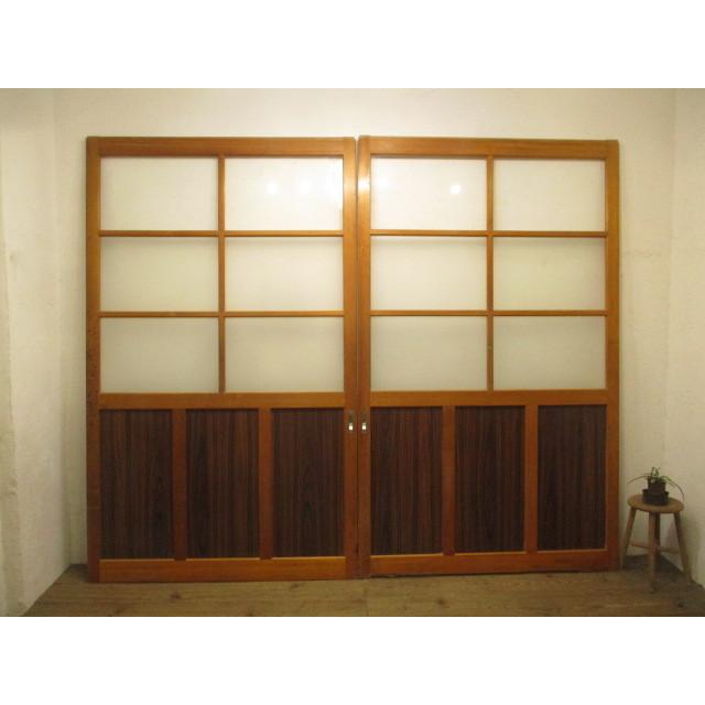 タG464◇【H238cm×W144cm】×2枚◇貴重な特大サイズのレトロな古い木製