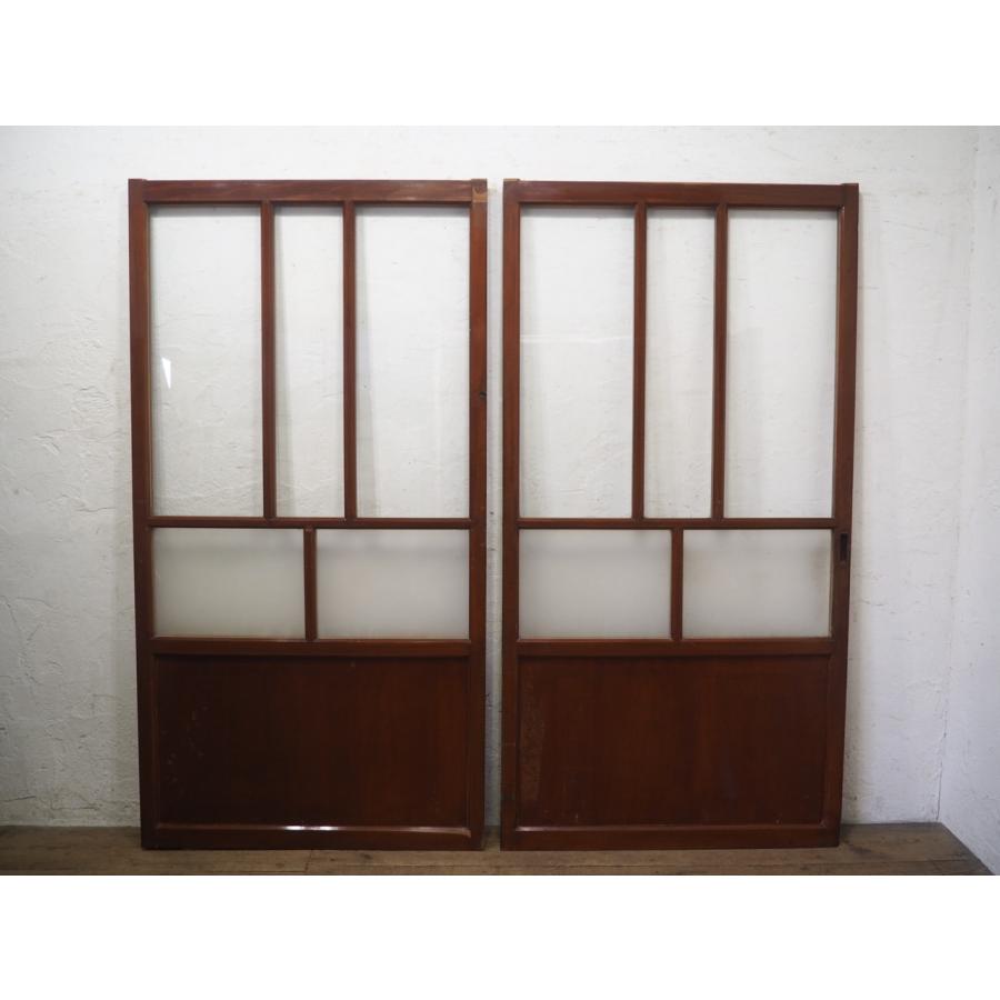 アンティーク　戸板二枚 タH0762◇(2)【H176cm×W92cm】×2枚◇アンティーク◇味わいのある古い