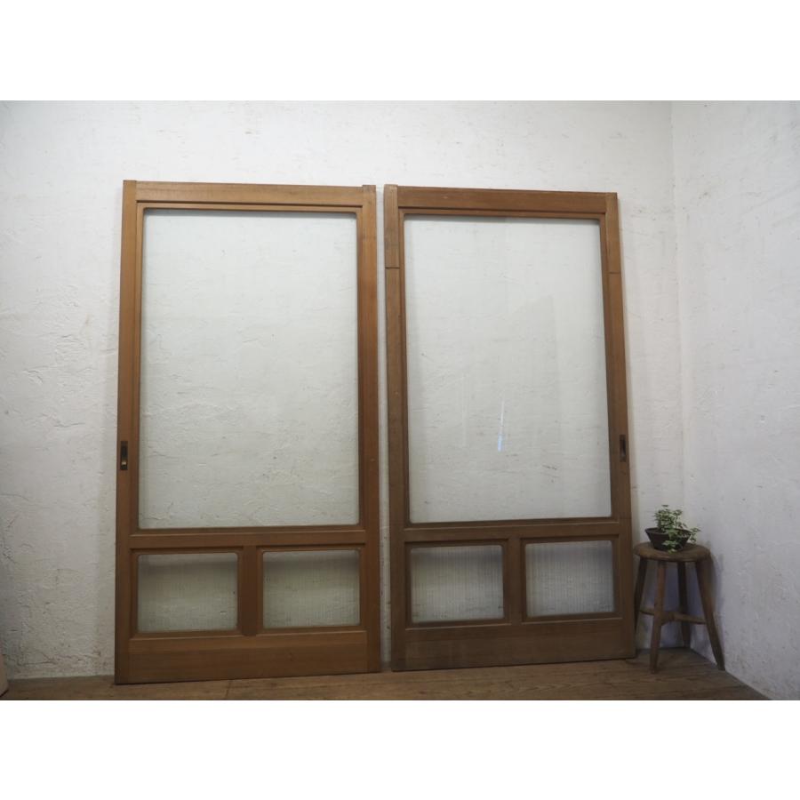 ユX0173◇【H48,5cm×W42cm】×2枚◇可愛いデザインガラスのレトロ ユX0173◇【H48,5cm×W42cm】×2枚◇可愛いデザインガラスのレトロ