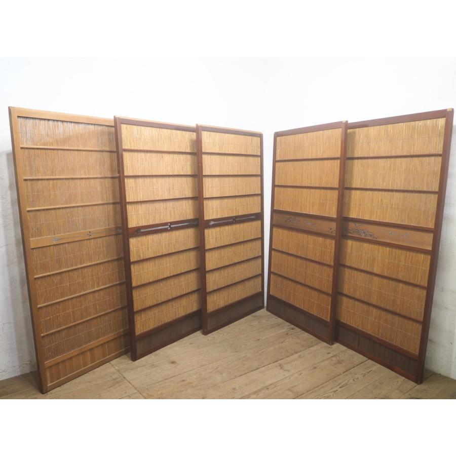 タI0107◇【H176,5〜176cm×W91,5〜89cm】×5枚◇レトロな味わいの