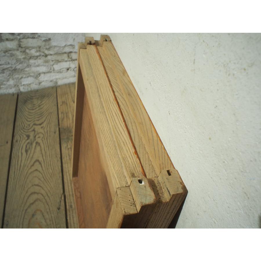 ユI0156◇(1)【H50cm×W41cm】×2枚◇アンティーク◇重厚な欅の古い木製 