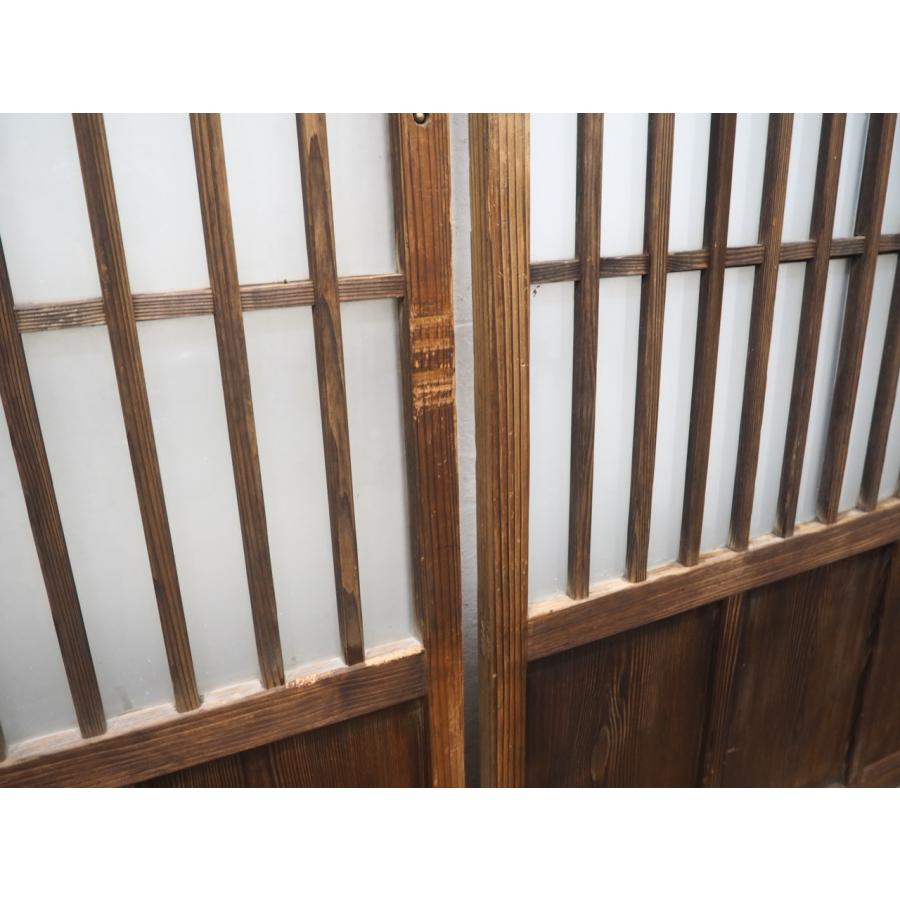 タI0435◇【H180cm×W88cm】×2枚◇アンティーク◇格子デザインの タI0435◇【H180cm×W88cm】×2枚◇アンティーク◇格子デザインの
