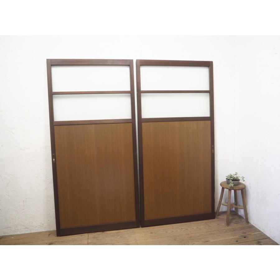 タJ0744◇(2)【H179,5cm×W87cm】×2枚◇ビンテージ◇レトロな古い木製  