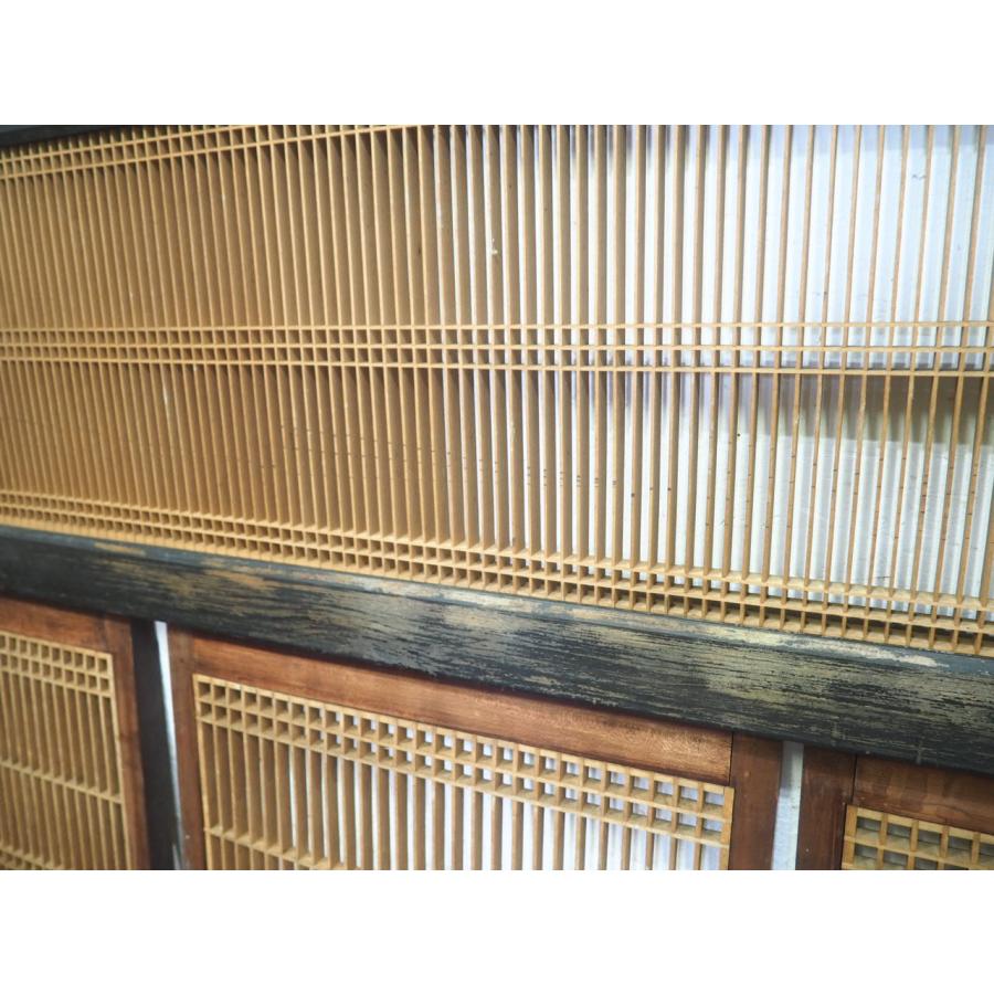タL0145◇5枚セット◇シンプルな組子細工の書院戸◇建具 引き戸 障子戸
