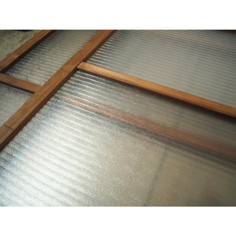 タK0423◇【H86cm×W85,5cm】×2枚◇ビンテージ◇銀モールガラスの古い木