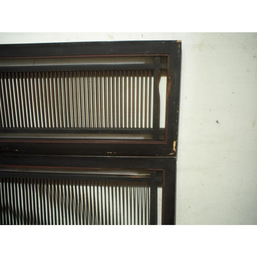 欄間　一対　建具 タL0057◇【H33cm×W170,5(171)cm】×2枚◇シンプルなデザインの