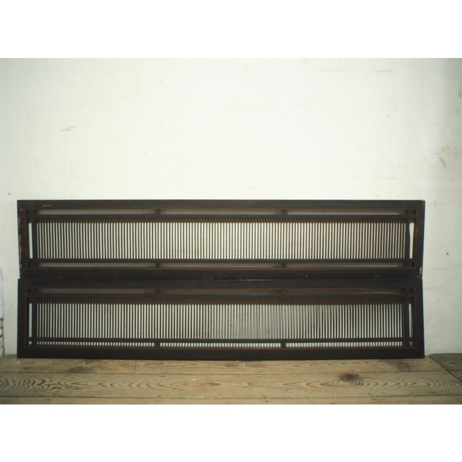 欄間　一対　建具 タL0057◇【H33cm×W170,5(171)cm】×2枚◇シンプルなデザインの