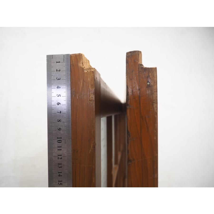 タL0176◇(1)【H176cm×W90cm】×2枚◇珍しいデザインガラスの古い