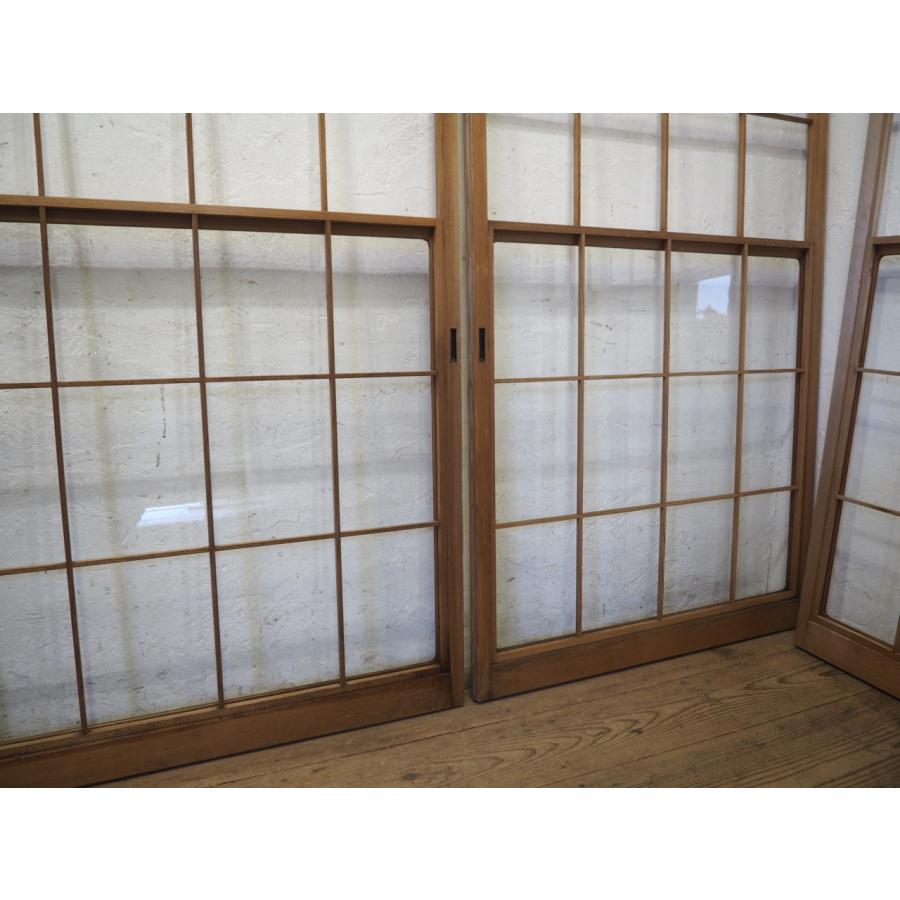 詳細不明 ガラス障子 PG障子 二重ガラス 4枚組