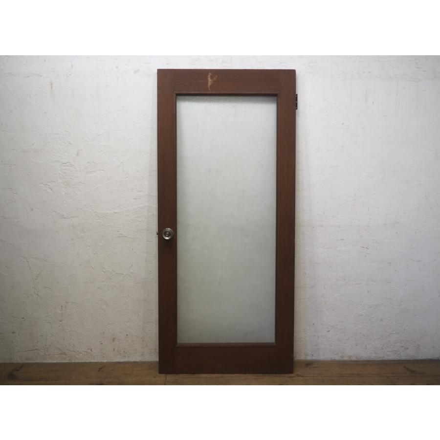 タM0766◇【H177cm×W79,5cm】大きい一枚ガラスの古い木枠ドア タM0766◇【H177cm×W79,5cm】大きい一枚ガラスの古い木枠ドア
