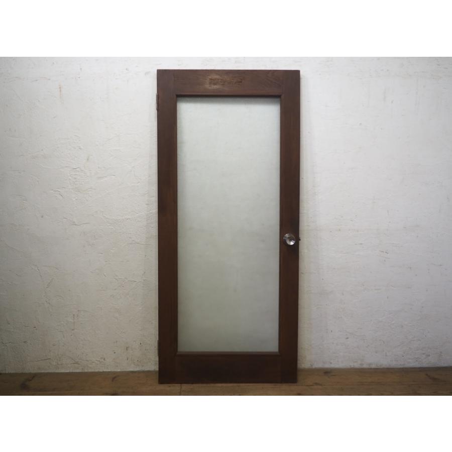 タM0766◇【H177cm×W79,5cm】大きい一枚ガラスの古い木枠ドア タM0766◇【H177cm×W79,5cm】大きい一枚ガラスの古い木枠ドア