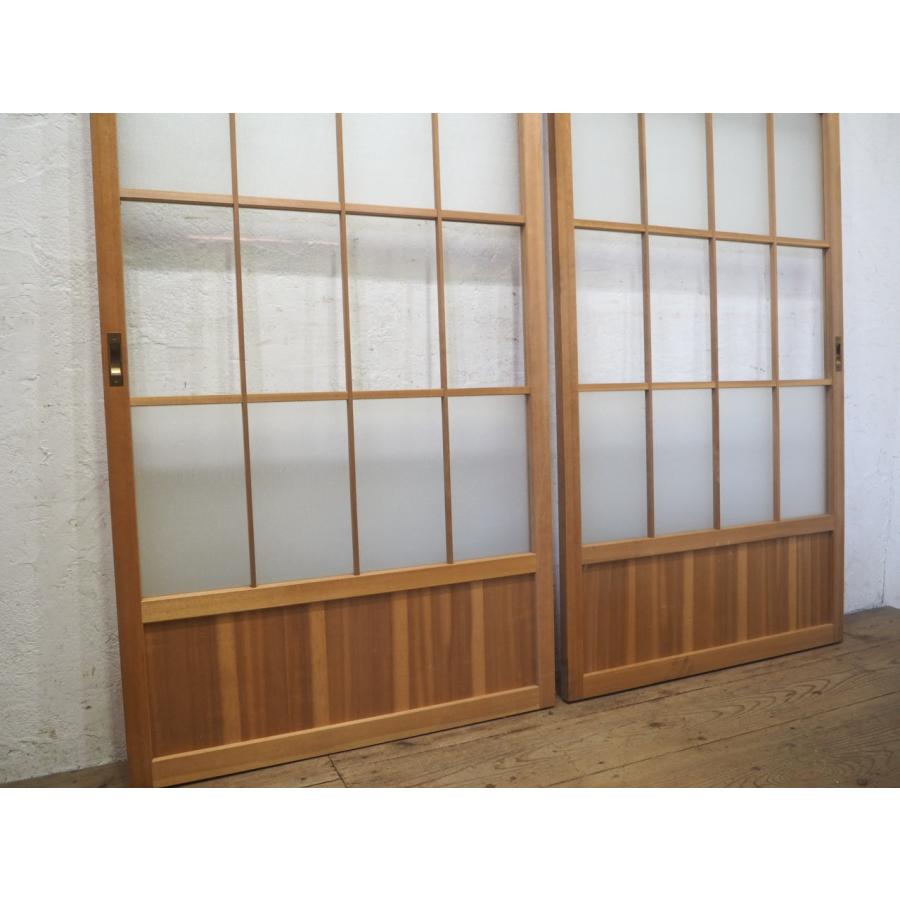 タM0796◇(1)【H179cm×W86cm】×2枚◇ビンテージ◇昭和レトロな古い木製  