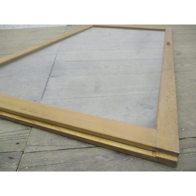 タN023◆(3)【H175,5cm×W90,5cm】◆大きな一枚ガラスのレトロな古い木枠引き戸◆建具 サッシ 古民家 カフェ 建築L笹1|secondhand012|05