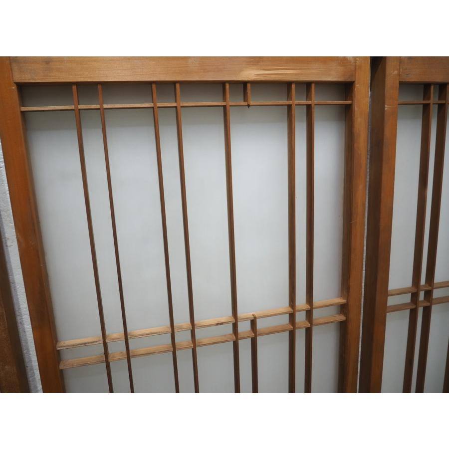 タN0395◇5枚セット◇組子細工のレトロな書院戸◇建具 引き戸 ガラス戸