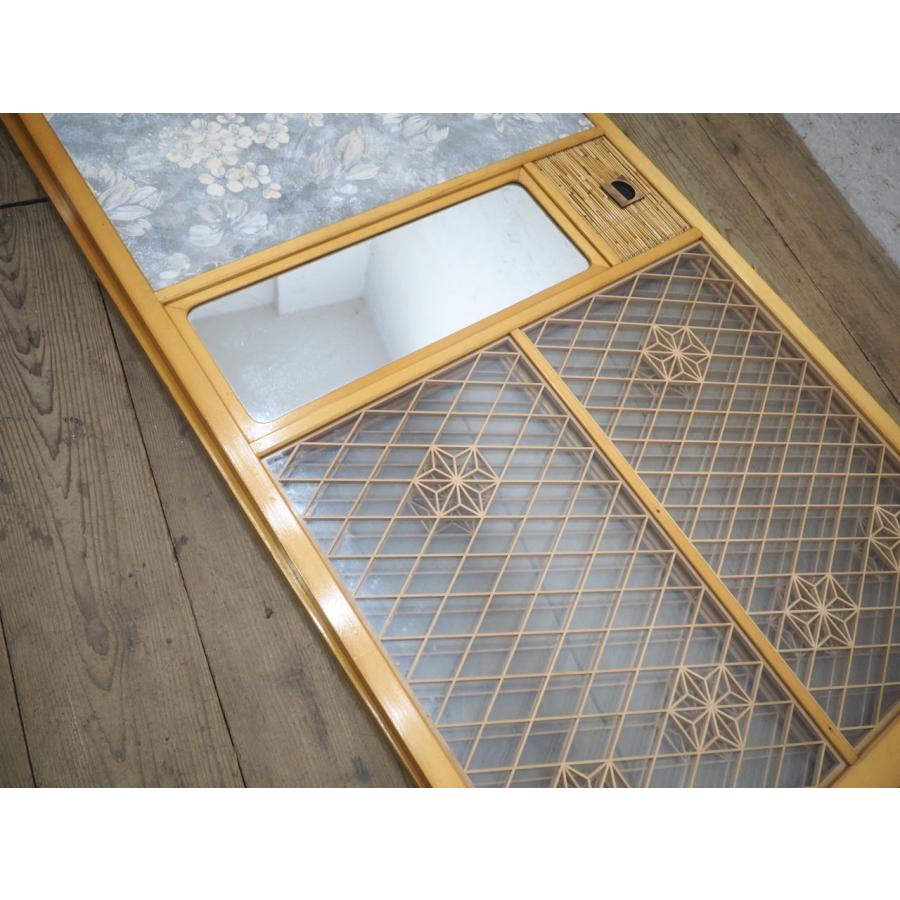 タN0805◇【H176cm×W86,5cm】×2枚◇両面ガラス入り◇素敵な組子 タN0805◇【H176cm×W86,5cm】×2枚◇両面ガラス入り◇素敵な組子