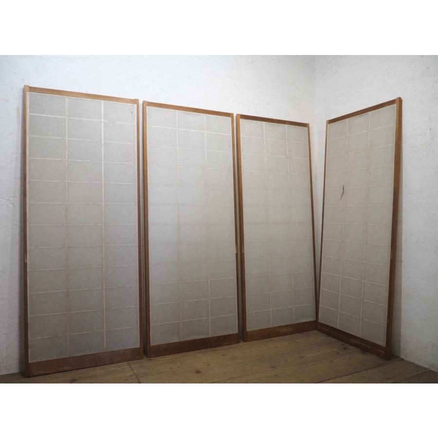 タN0806◇(1)【H183,5cm×W74cm】×4枚◇レトロな味わいの大きい障子戸