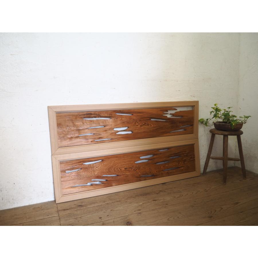 タN0835◇(5)【H34cm×W126,5(126)cm】×2枚◇珍しいアルミ