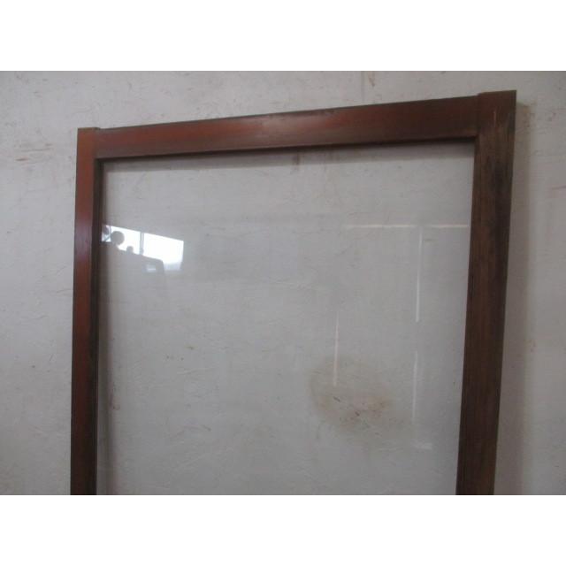 タN232◆(2)◆昭和レトロな味わいの古い木製ガラス戸◆建具引き戸古民家玄関戸アンティークL下
