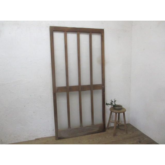 タN262◇【H175cm×W87cm】◇昭和レトロな古い木製ガラス戸◇建具引き戸