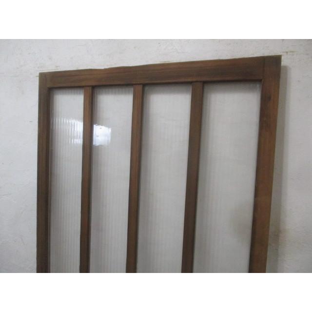 タN262◇【H175cm×W87cm】◇昭和レトロな古い木製ガラス戸◇建具引き戸