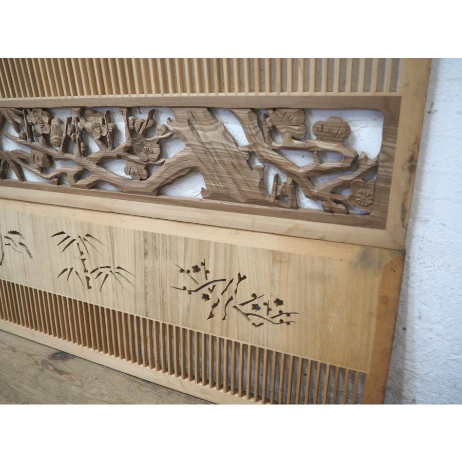 欄間　桐の組子　木工芸品　建材　DIY　材料　☆２枚で☆ 欄間 桐の組子 木工芸品 建材 DIY 材料 ☆2枚で☆