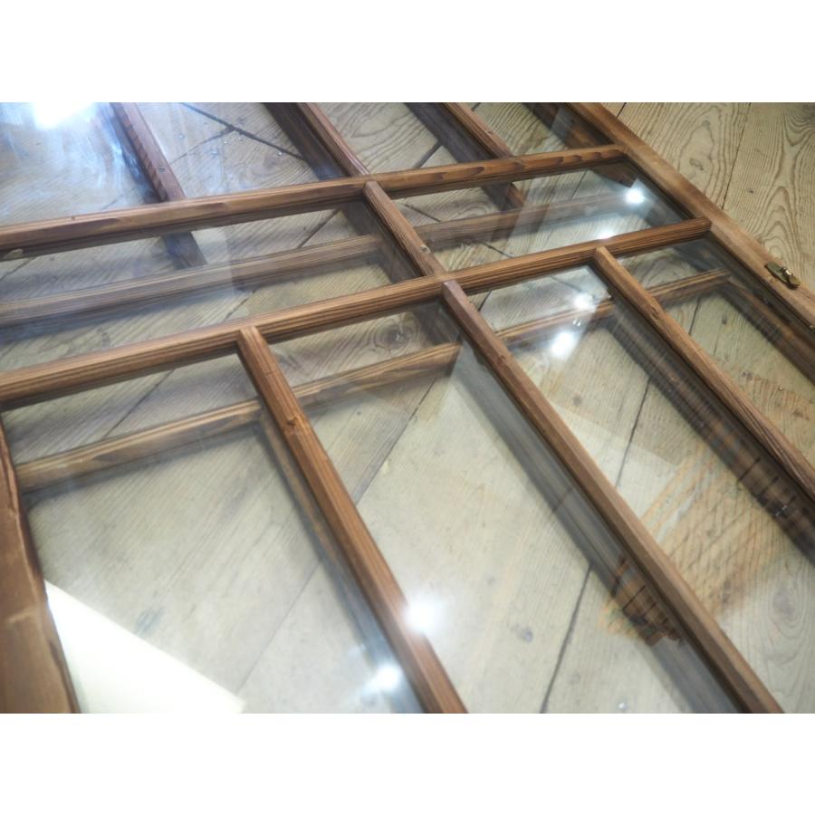 タO0925◇(5)【H176cm×W91,5cm】×2枚◇アンティーク◇ゆらゆらガラスの