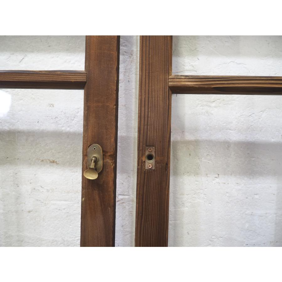 タO0925◇(5)【H176cm×W91,5cm】×2枚◇アンティーク◇ゆらゆらガラスの