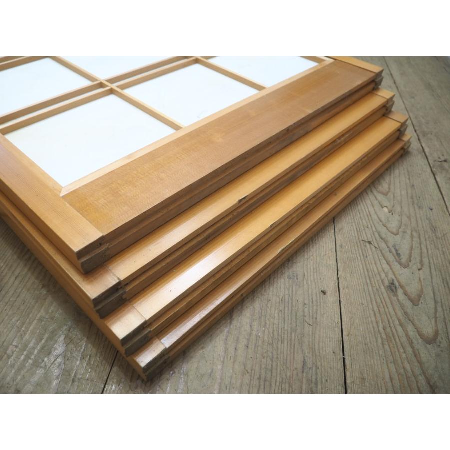 タP0313◇【H177cm×W67cm】×4枚◇シンプルなデザインのレトロな障子戸