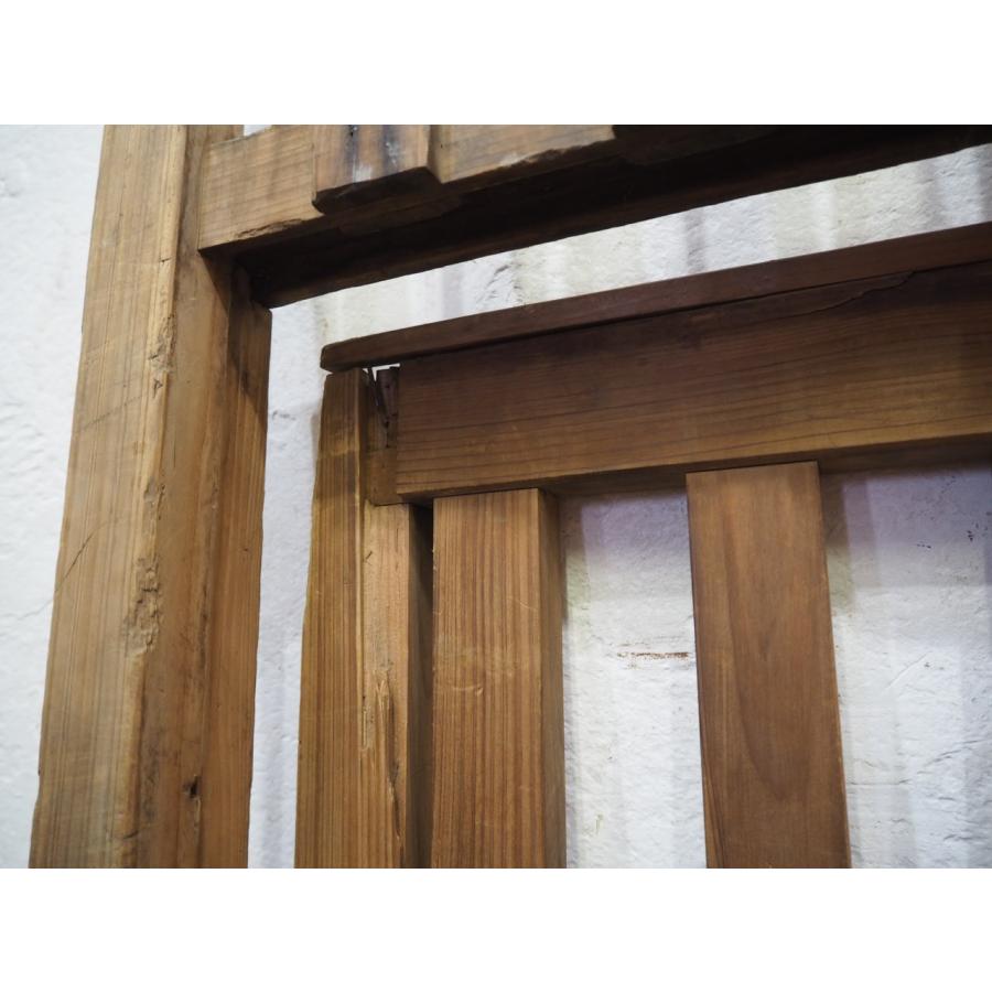 タP0679◇【H184cm×W87cm】×2枚◇くぐり戸付き◇アンティーク◇味わい