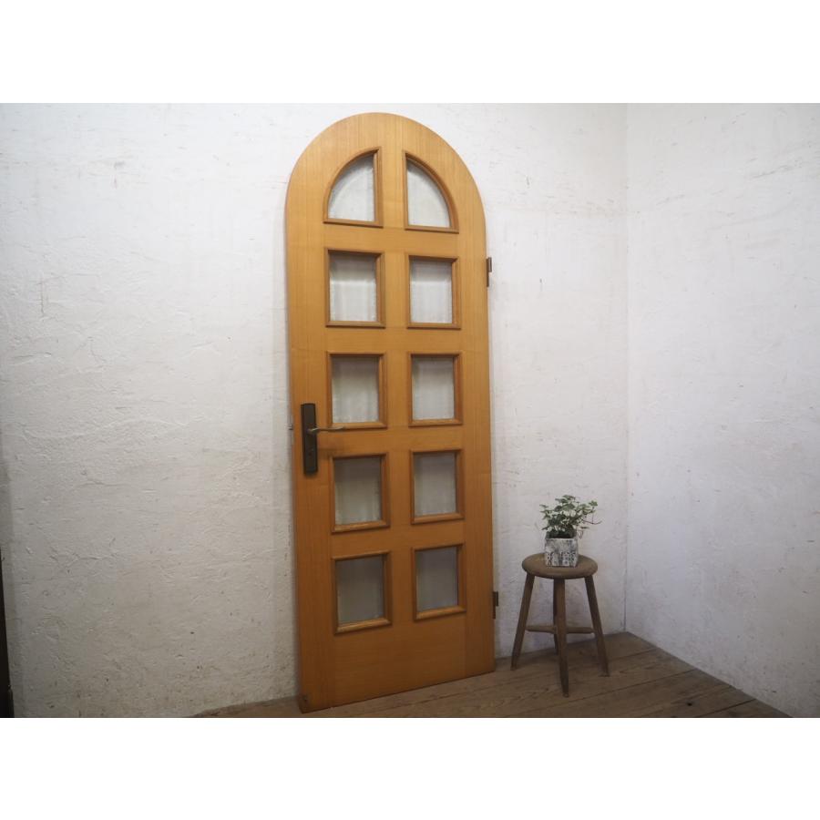 タP0760◇【H200cm×W74cm】◇ビンテージ◇アーチデザインの大きい木製