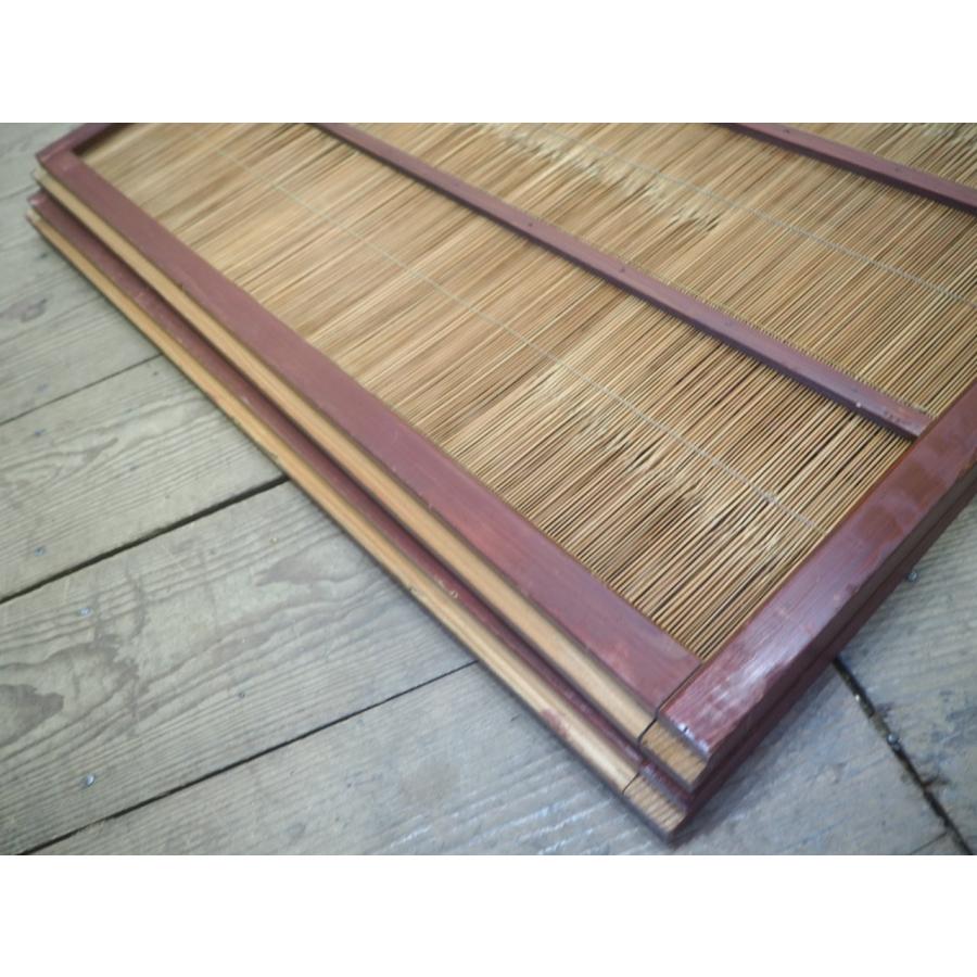 タQ0045◇【H176,5cm×W89,5cm】×2枚◇レトロな味わいのある簾戸◇建具