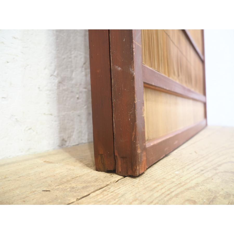 タQ0045◇【H176,5cm×W89,5cm】×2枚◇レトロな味わいのある簾戸◇建具