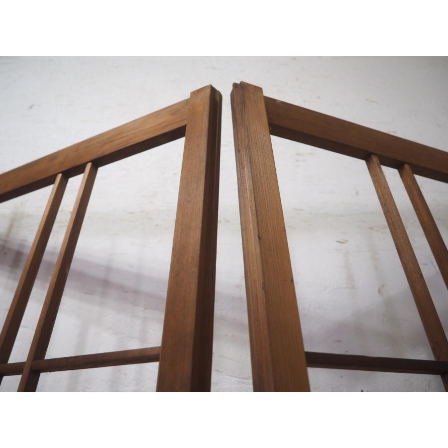 タQ0087◇(2)【H177cm×W67cm】×4枚◇ガラス入り◇昭和レトロな障子戸